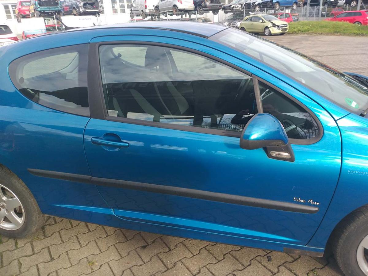 Peugeot 207 original Tür vorn rechts KMU Blaumetallic 3-Türer Bj.2008